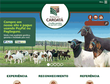 Tablet Screenshot of caroata.com.br